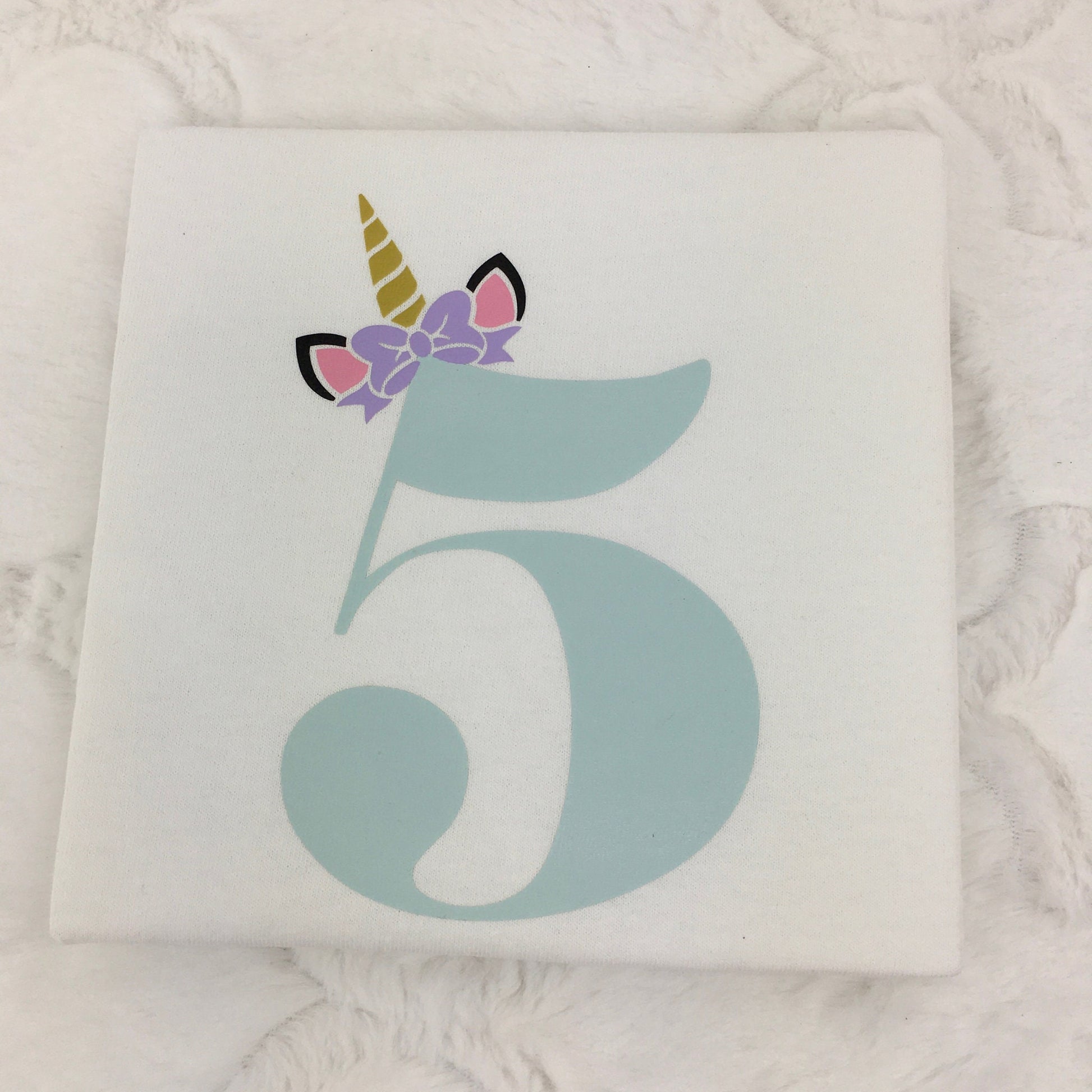 Unicorn Number Birthday Shirt