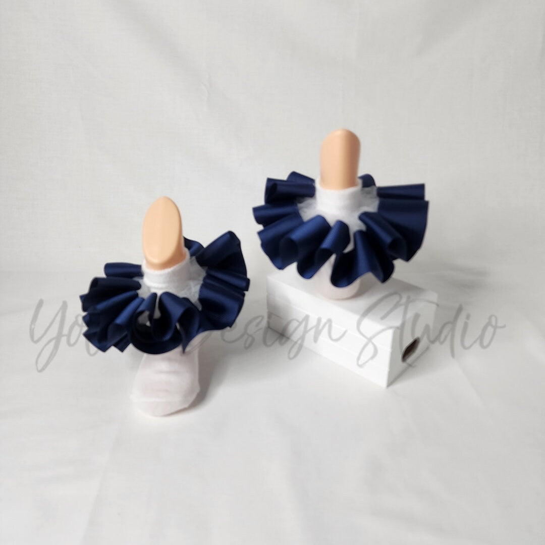 Navy Tutu Anklets