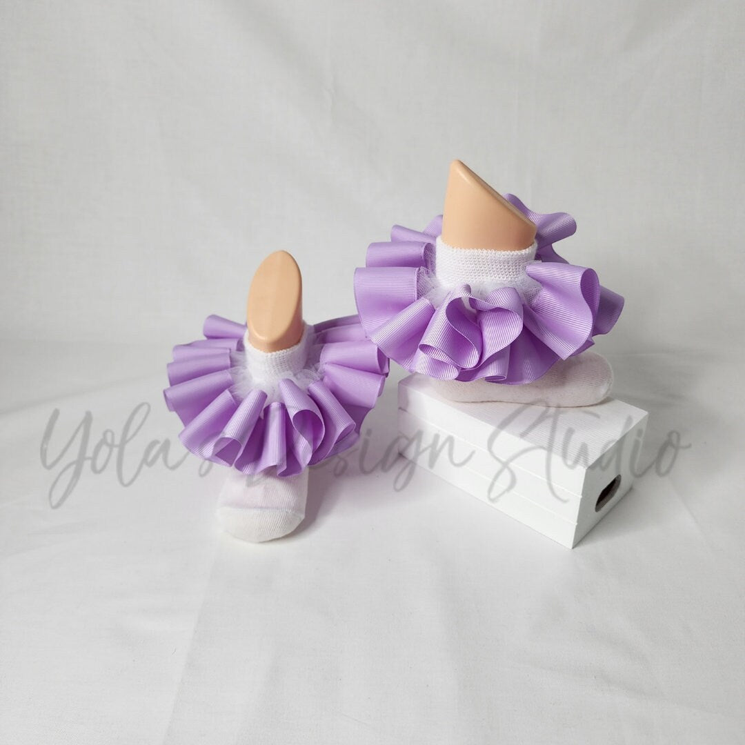 Lilac Tutu Anklets