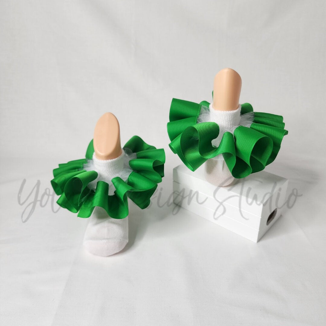 Green Tutu Anklets