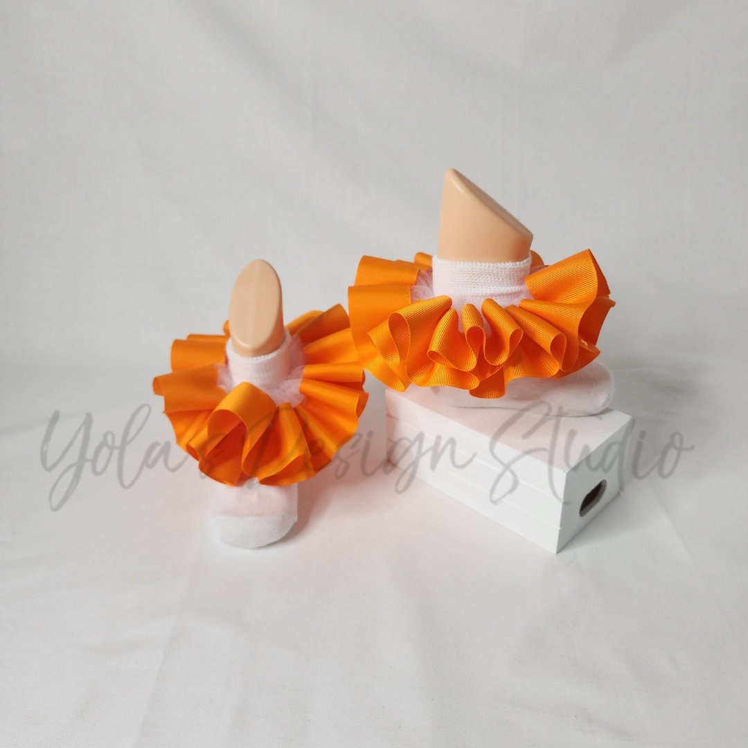 Orange Tutu Anklets