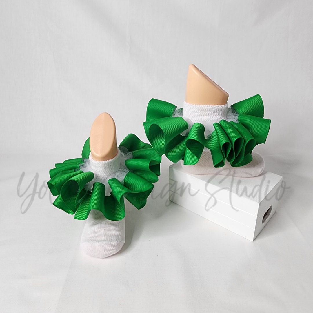 Green Tutu Anklets